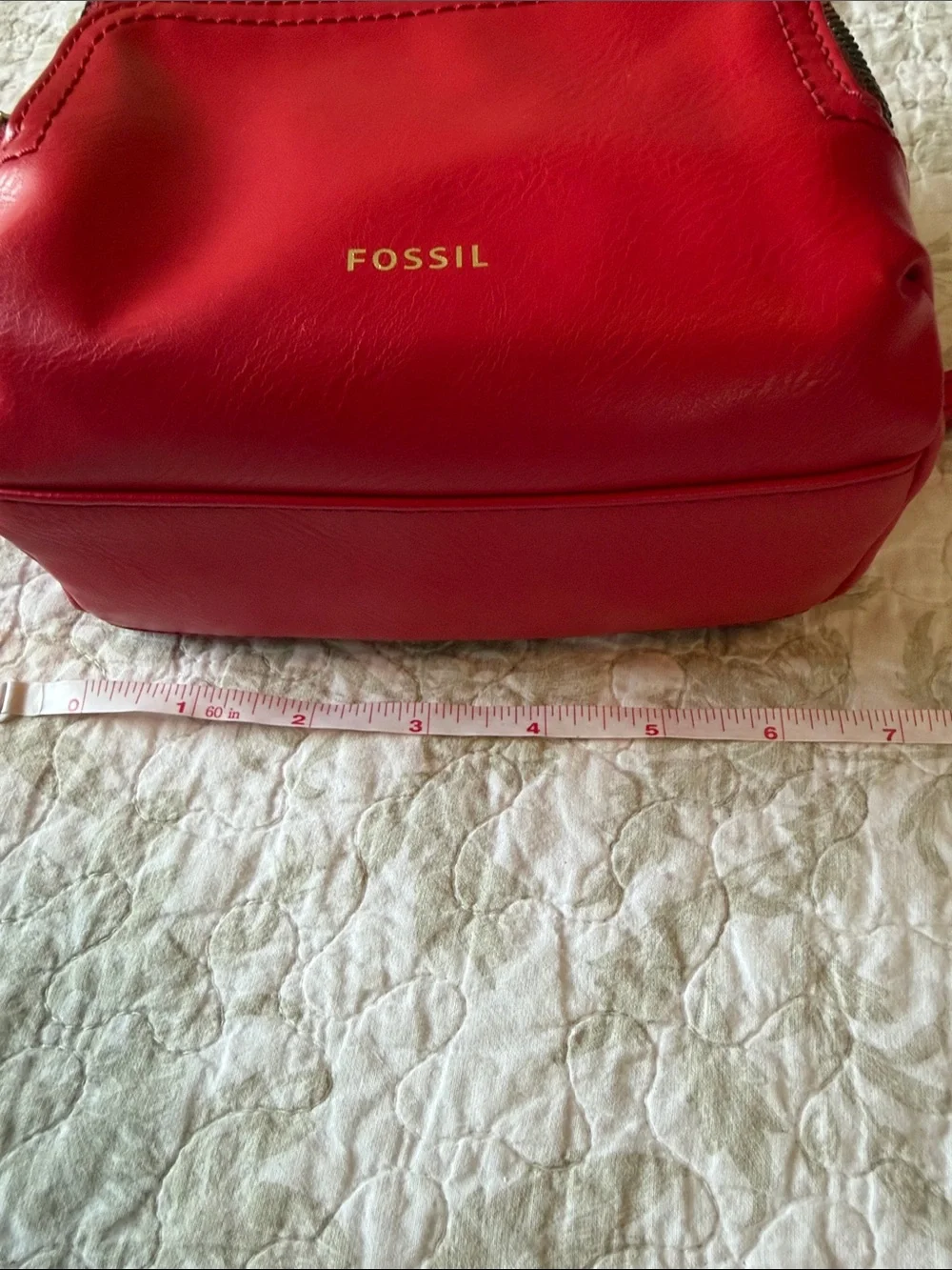 Fossil Red Mini Backpack